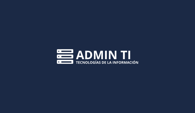 Logo de ADMIN TI - Tecnologías de la Información: Representación gráfica de la marca.